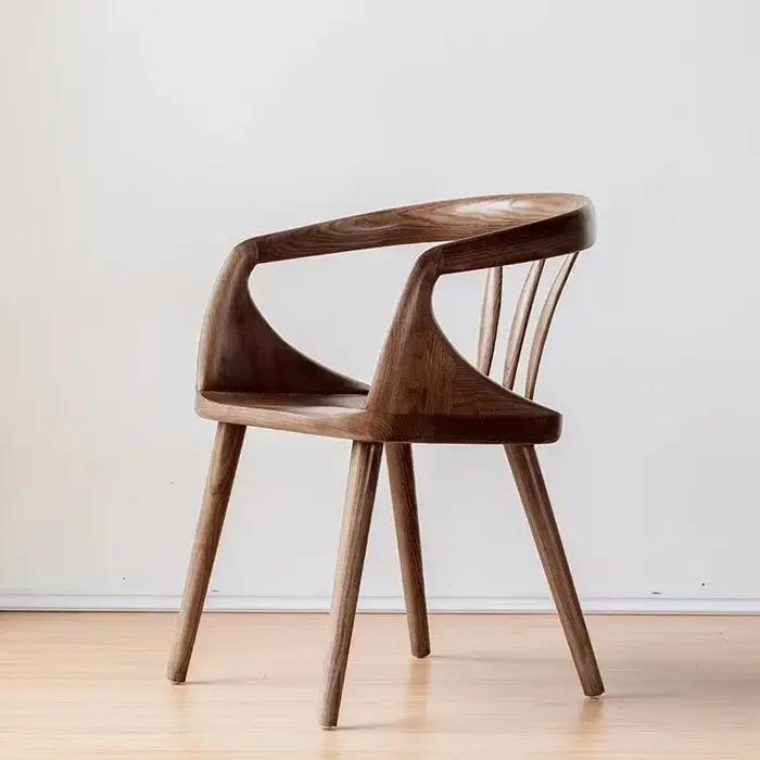 Chaises de salon et de patio modernes en bois, minimalistes, ergonomiques, de designer, pour bibliothèque, salle à manger, salon nordique, Silla Nordica, meubles de maison