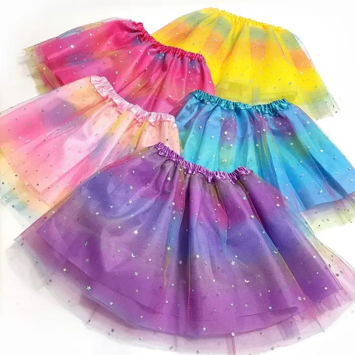 Jupe Tutu étoile lune scintillante pour filles