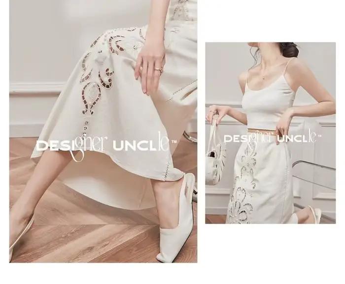 Nouvelle jupe longue d'été pour femme