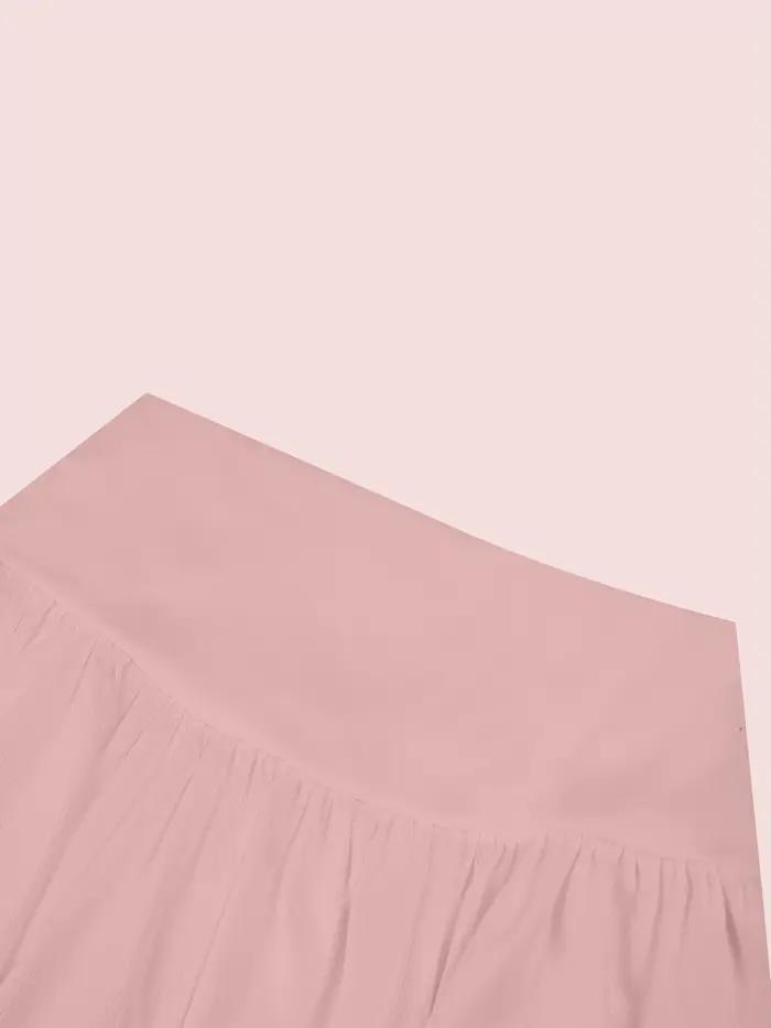 Jupe courte élégante en tricot uni