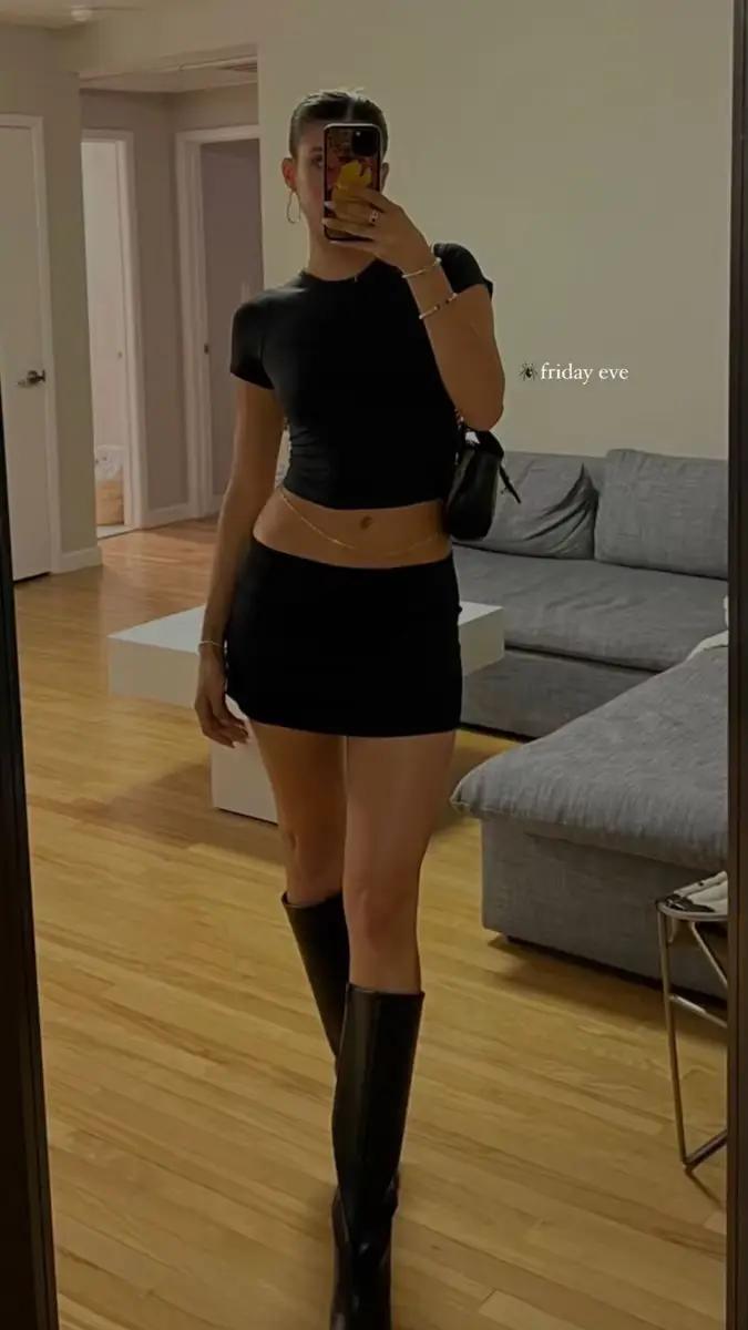Jupe-culotte noire Guz