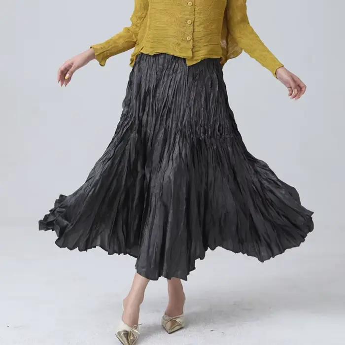 Jupe plissée Miyake haut de gamme à la mode pour femmes en été nouvelle