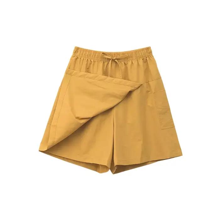 Jupe-short cargo d'été pour femme, jupe courte polyvalente anti-frottement tendance