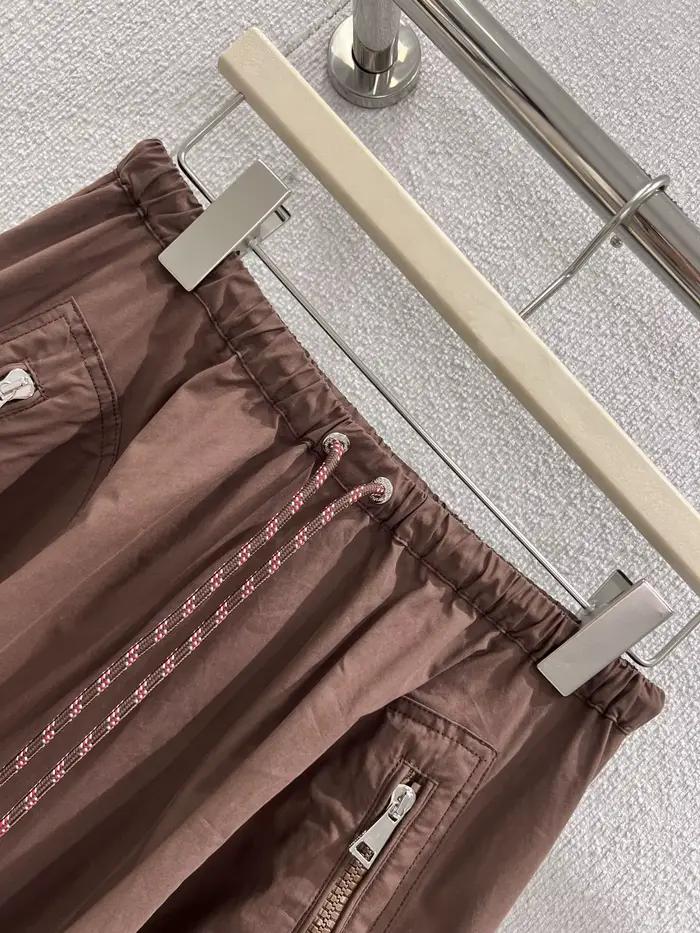 Jupe longue décontractée plissée avec poche pour femmes, coton mélangé, printemps été, longueur cheville, confortable et durable
