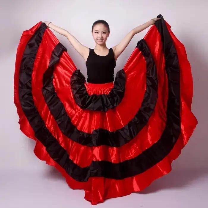 Jupe de Flamenco espagnole pour femme gitane