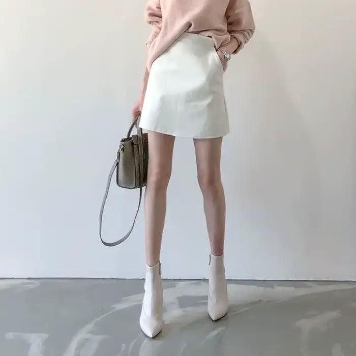 Ulzzang – jupes taille haute pour Femme