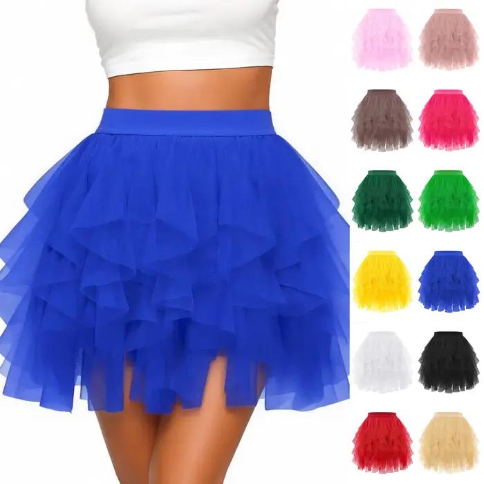 Jupe tutu en tulle pour femme