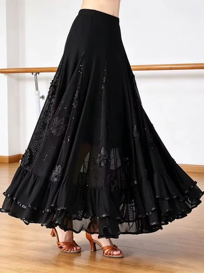 Jupe de danse flamenco élégante pour femme