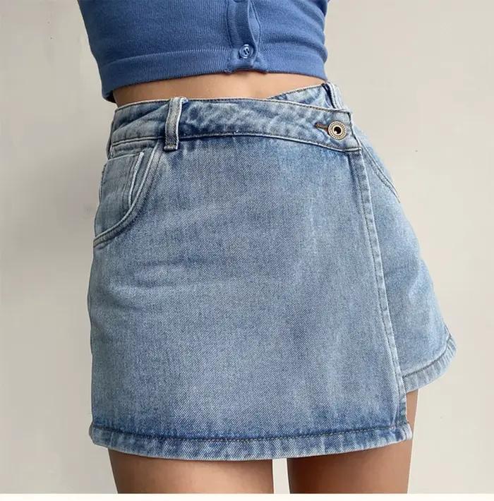 Jupe en jean, nouveau Design fin
