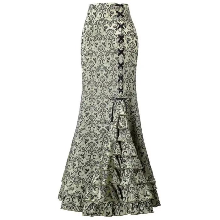 Jupes longues gothiques Vintage pour femmes