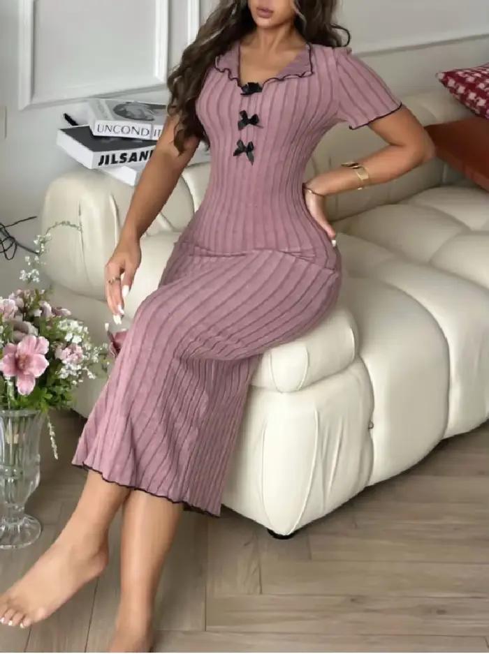 Robe longue élégante, confortable