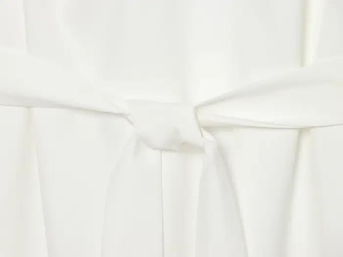 Robe midi pour femme à col en V et ceinture, nouvelle collection été 2026, style kimono, longue tunique, décontractée, élégante et fluide