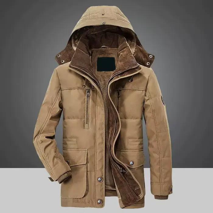 Veste polaire coupe-vent pour hommes, manteaux militaires chauds et épais, Parkas à capuche d'hiver, pardessus d'extérieur, vêtements de haute qualité