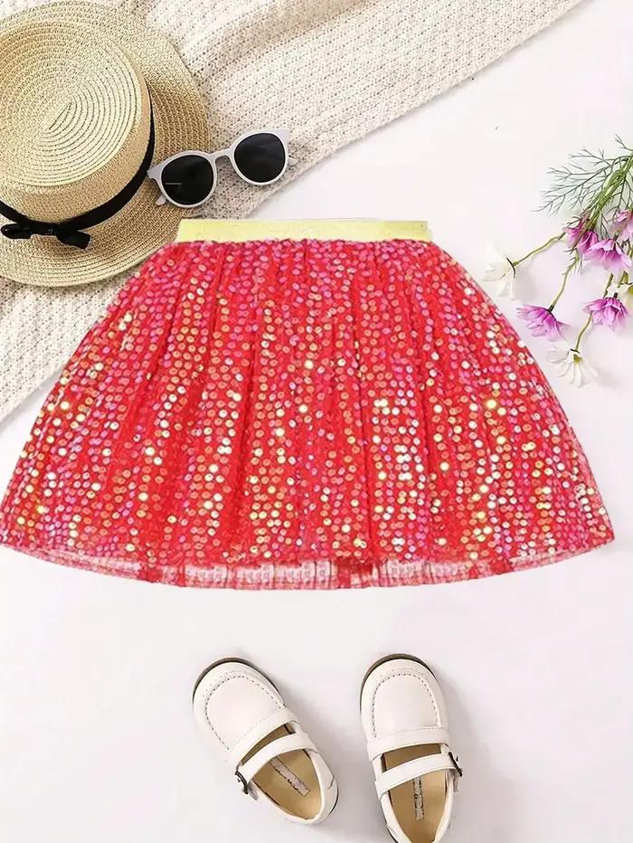 Jupes scintillantes pour jeunes filles