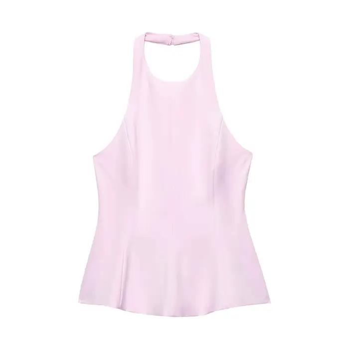 Mini-jupe rose élégante pour femme