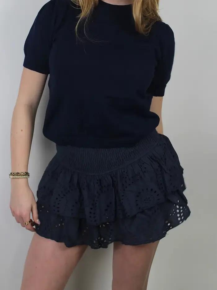 Mini jupe froncée pour femmes, ligne a, taille haute, jupe à volants superposés pour fête d'été, club, blanc, rose, multi, été 2024