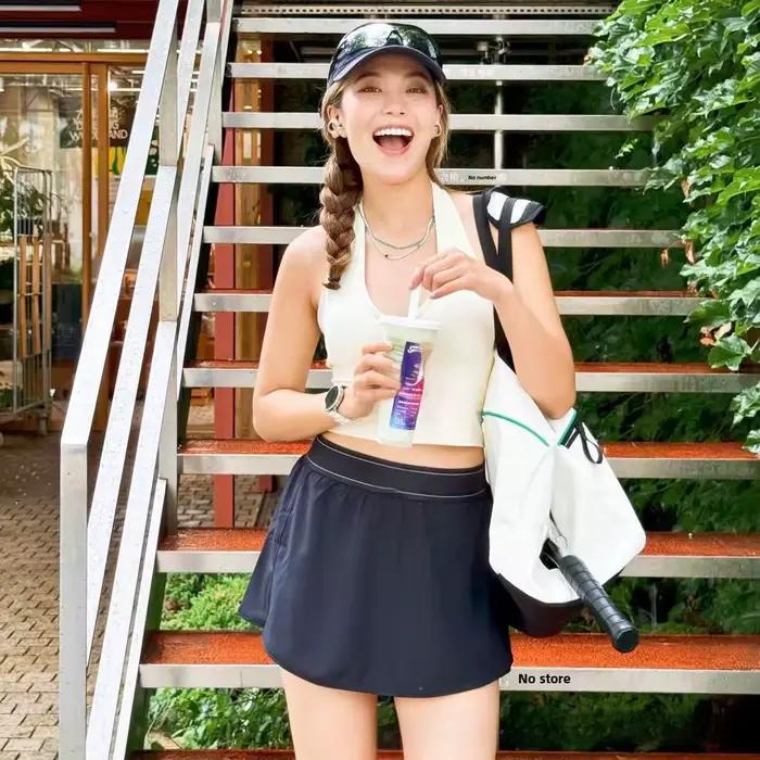 Nouvelle jupe de golf d'été respirante anti-transparence pour femme