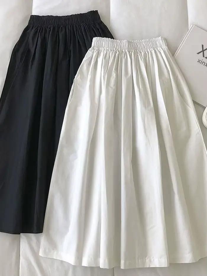 Jupe longue blanche pour femmes