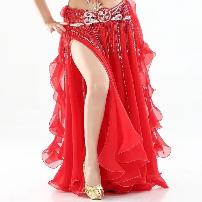 Jupe en mousseline de soie pour femme