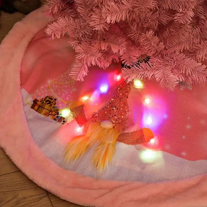 Jupe d'arbre de Noël en peluche Rudolph