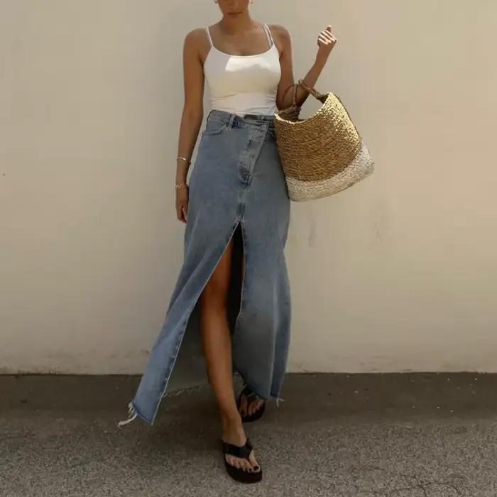 Jupes en jean vintage pour femmes
