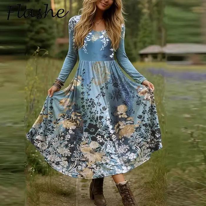 Robe longue style Boho