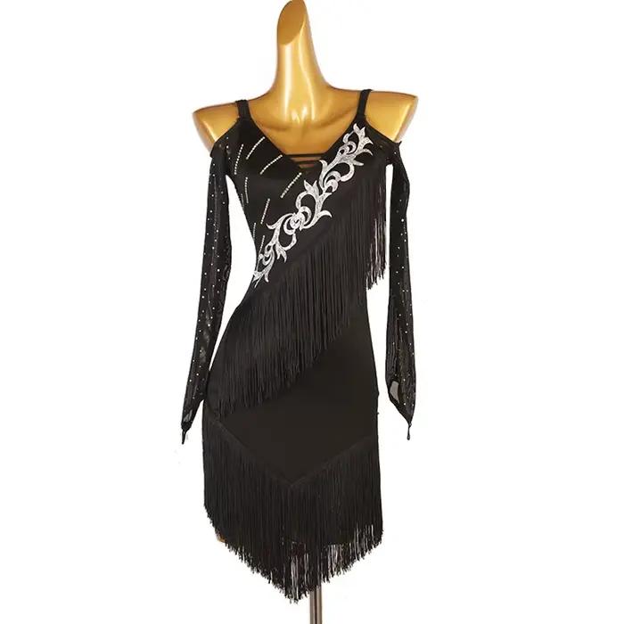 Jupe de brevLatine Noire à Manches sulfpour Femme