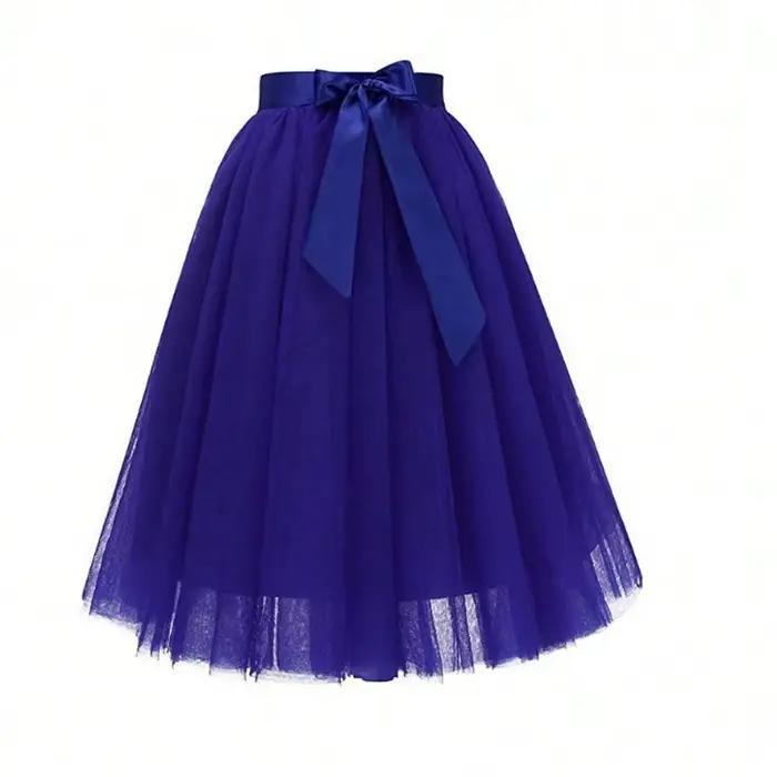 Jupe Tutu plissée en Tulle pour femmes et adultes