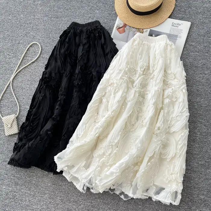 Frenchic-Jupe vintage pour femmes
