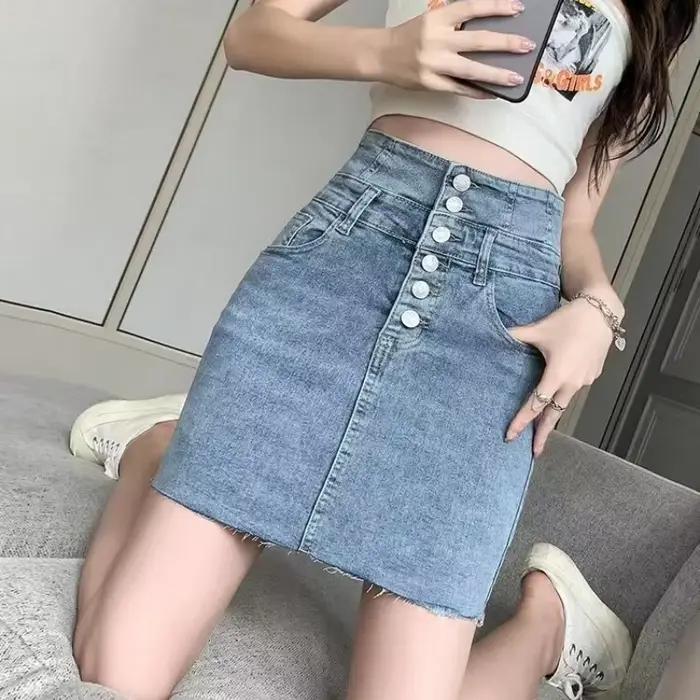 Jupes en jean pour femmes