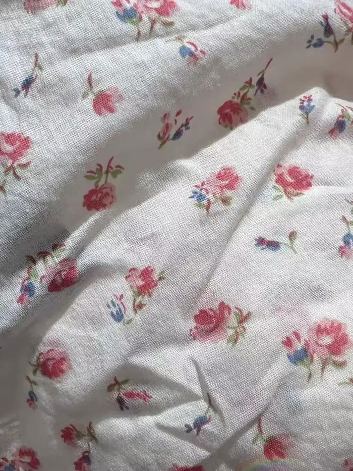 Jupes mi-longues à fleurs rouges pour femmes