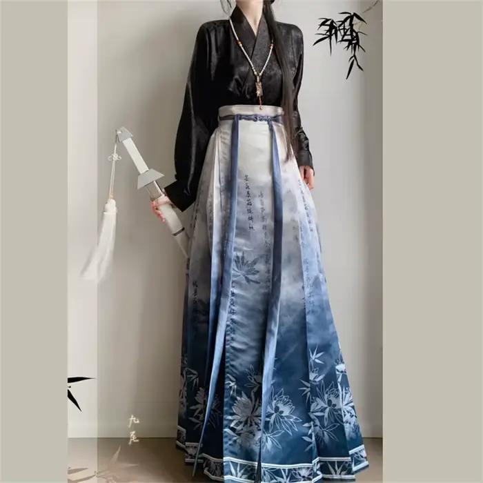 Jupe Hanfu de Style chinois