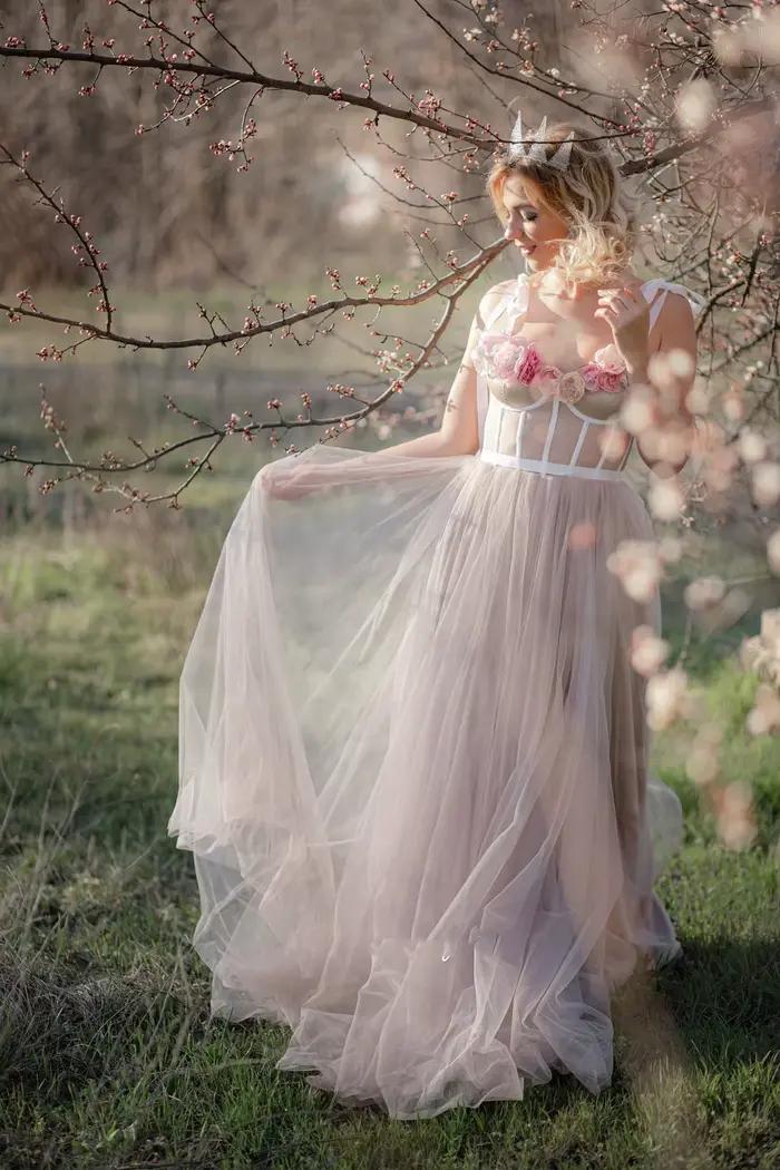 Robe de mariée Corset bohème