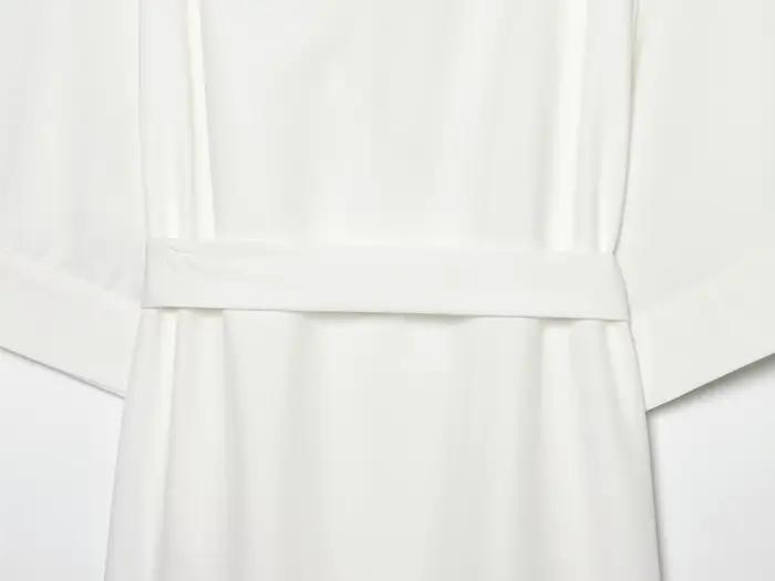 Robe midi pour femme à col en V et ceinture, nouvelle collection été 2026, style kimono, longue tunique, décontractée, élégante et fluide