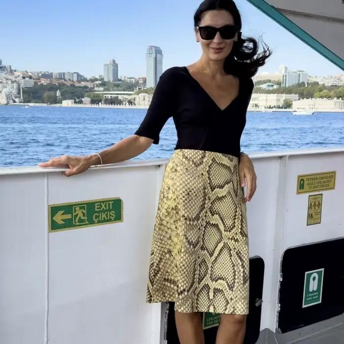 Jupe longue femme coupe ajustée