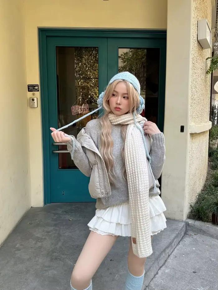 Nouvelles jupes mini blanches trapèze pour femmes en coton, décontractées, à taille haute élastique, style vintage et balletcore, mignonnes et élégantes