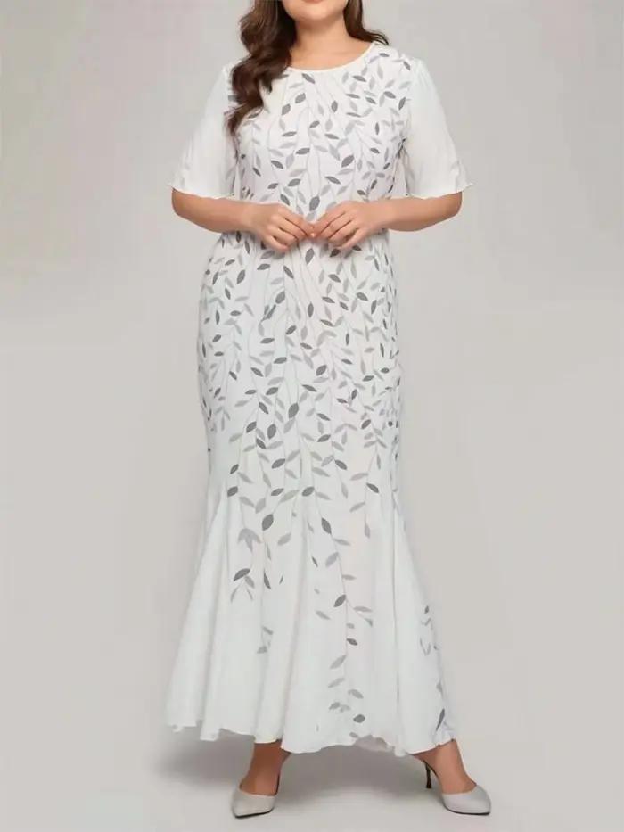 Robe de soirée sirène grande taille pour femme