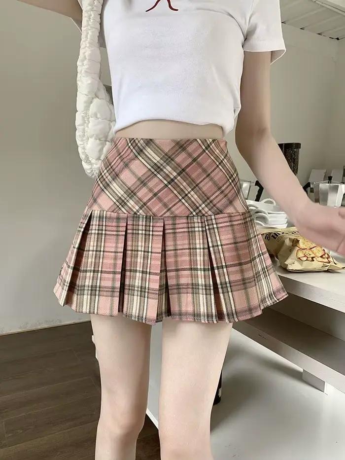 Jupe plissée A-Line pour femme