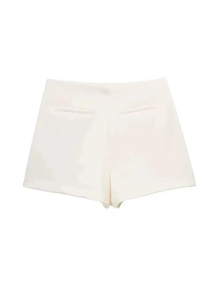 Femmes mode paréo Style Shorts jupes Vintage taille haute côté fermeture éclair femme jupe Mujer