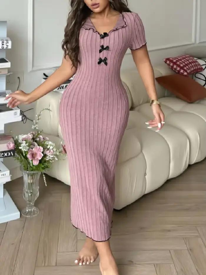 Robe longue élégante, confortable