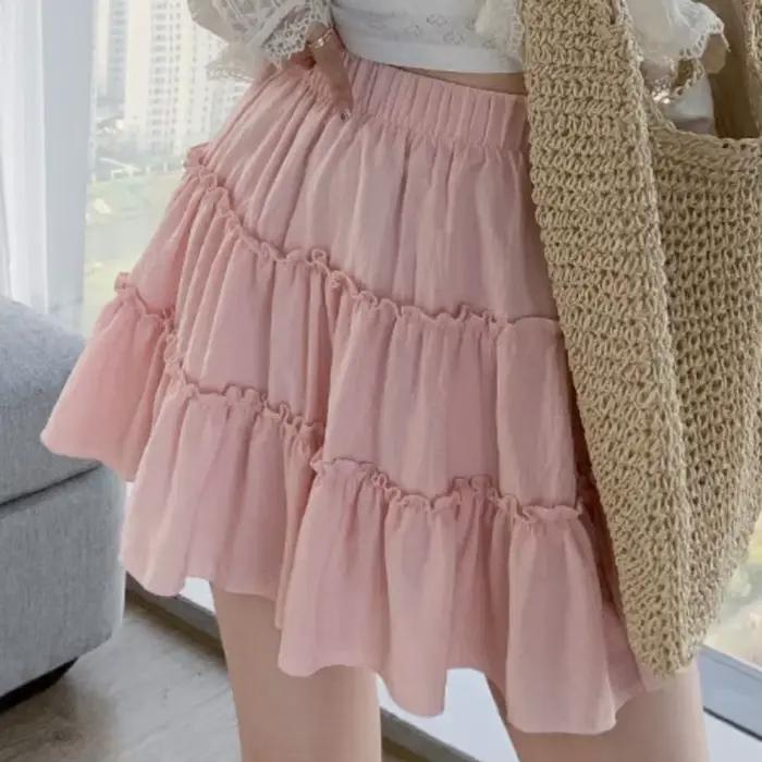 Nouvelle jupe courte d'été pour femme