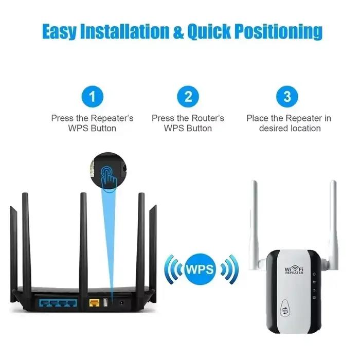 300Mbps WiFi répéteur Extender amplificateur Booster routeur sans fil longue portée WiFi répéteur extenseur Point d'accès