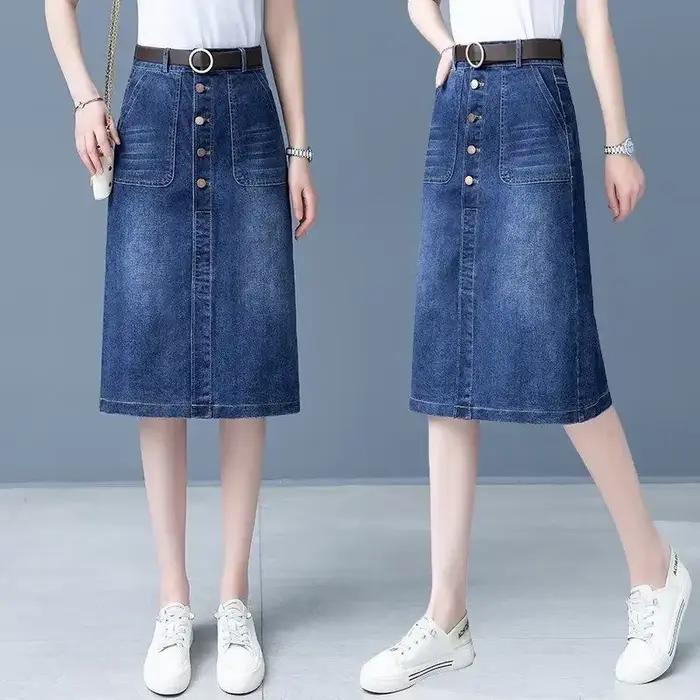 Jupes en jean pour femmes