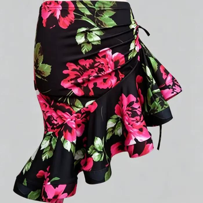 THEEPER Jupe de danse latine pour femme