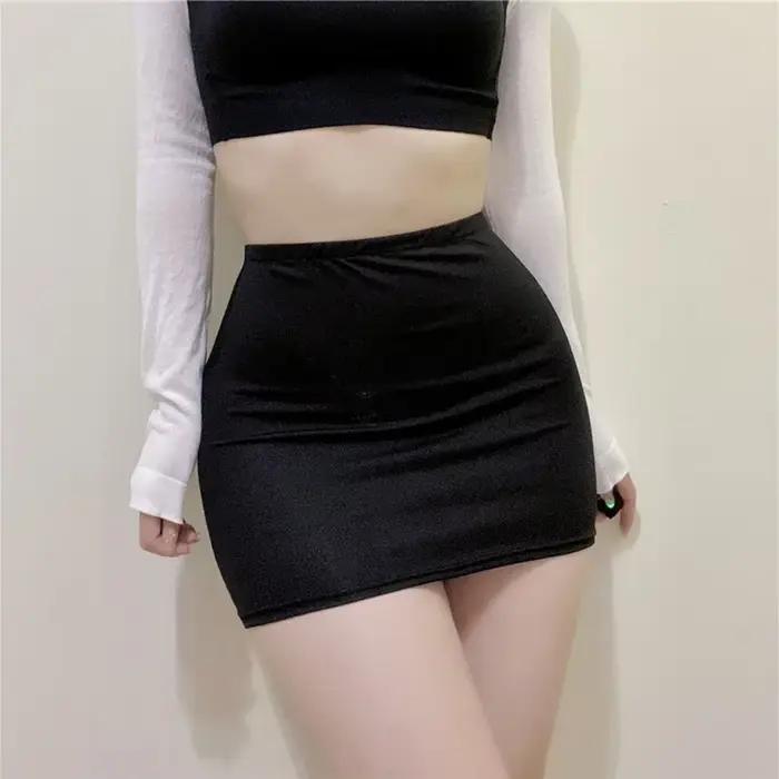 Jupe transparente en maille transparente pour femmes