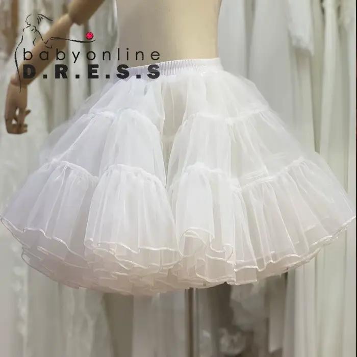 BABYONLINE-Jupon Annie Rousing, Jupe Mustandardisée, Tutu TULLE, Blanc, Ivoire, Noir, Adulte Standard, Plus