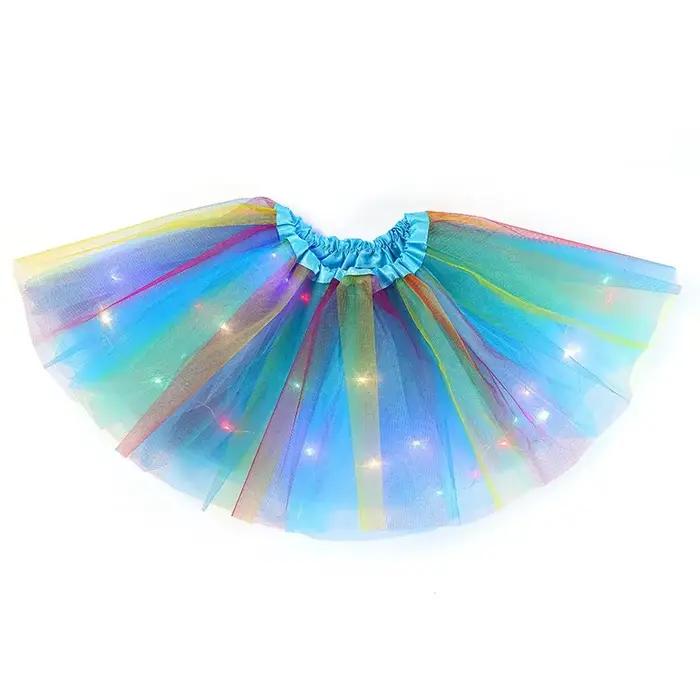 Jupes scintillantes LED pour filles