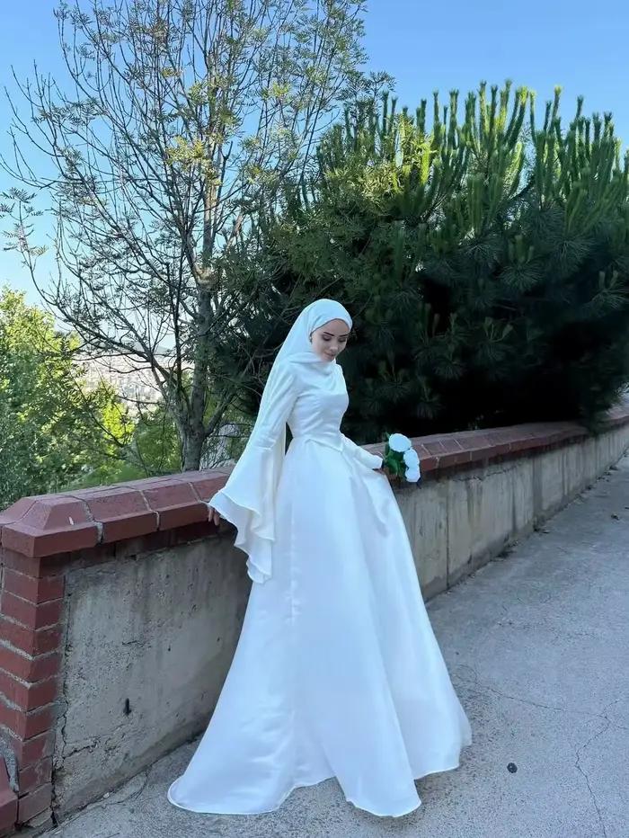 Robes de mariée musulmanes longues, robes de bal de gala personnalisées, robes de soirée 2026 pour femme, robes de cocktail