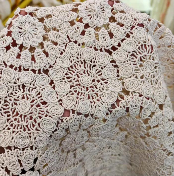 Jupe en coton de forme carrée pour femme