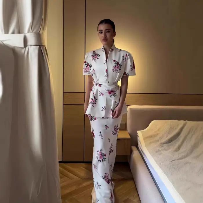 Ensemble jupe et haut pour femme